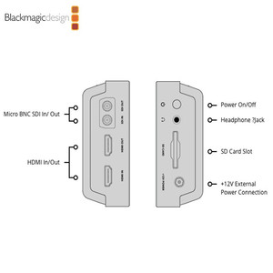 Blackmagic Video Hdr Monitor Recorder Oscilloscope BMD Blackmagic Video Hdr Monitor Recorder Oscilloscope BMD Blackmagic - Product Image 3
