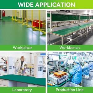 ESD chống tĩnh nền tảng Thảm chịu nhiệt ESD Thảm ESD Mat màu xanh lá cây 2 mét 0.6x10mtr cho máy tính PC sửa chữa thiết bị điện tử - Product Image 5