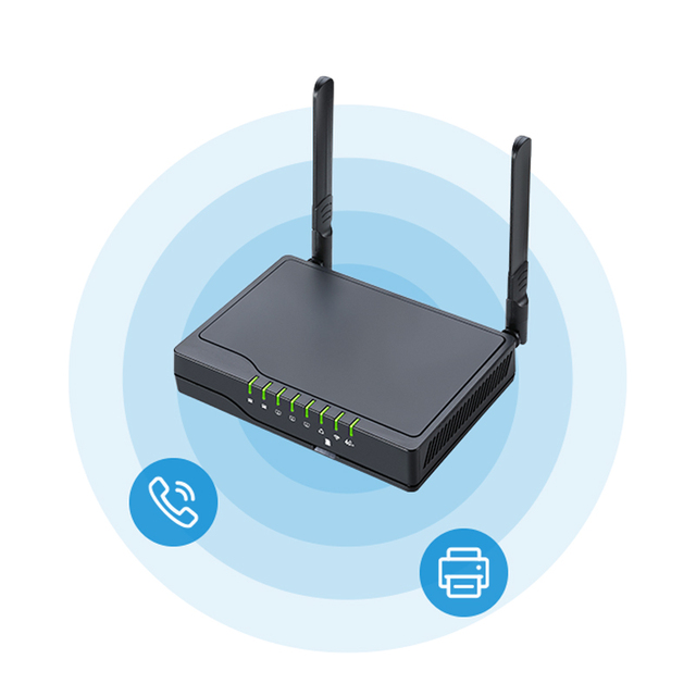 Proolin Factory's New VoIP Router 4G LTE SIM 2FXS SIP Gateway with GSM IP WIFI POE Networks
