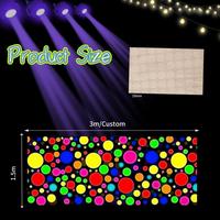 Plancher de danse lumineux au néon, décorations de fête au néon, décoration réactive aux UV, luminescence dans le noir