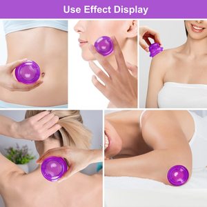 Conjunto de Ventosas de <span class=keywords><strong>Silicone</strong></span> Personalizadas com Logotipo para Massagem Facial e Terapia a Vácuo - Product Image 4