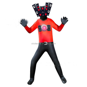 Traje de cosplay temático de juego de terror de Halloween - Mallas estilo Hombre Monitor/Hombre TV/Hombre Inodoro - Product Image 4