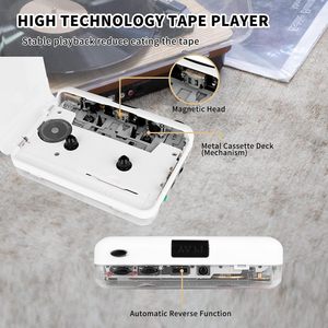 Portatile bianco Retro Auto retromarcia USB <span class=keywords><strong>lettore</strong></span> Audio cassetta nastro al convertitore MP3 funzione di registrazione <span class=keywords><strong>Stereo</strong></span> <span class=keywords><strong>con</strong></span> volano in rame - Product Image 4