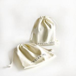 Custom Printed Cotton <b>Canvas</b> <b>Drawstring</b> Shopping <b>Bags</b> with Logo Dust <b>Bag</b> Collection - Product Image 6