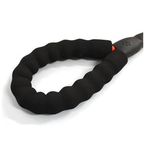 Housse de protection pour poignée de laisse d'animal de compagnie, en mousse noire et caoutchouc nitrile, longueur personnalisable, pour chat et chien - Product Image 1