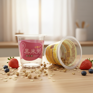 Vasos <span class=keywords><strong>de</strong></span> Plástico Desechables <span class=keywords><strong>de</strong></span> Alta Calidad Resistentes al Calor con Logotipo Personalizado <span class=keywords><strong>para</strong></span> Yogurt, Leche y Alimentos - Product Image 2