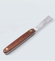 Vente en gros, manche en bois haut de gamme, ciseaux pour arbres de plantes, taille pliante, couteaux de jardinage, couteau de greffage