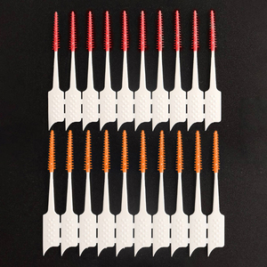 ไม้จิ้มฟันซิลิโคนแบบสองด้าน 40 ชิ้น สำหรับใช้ในบ้าน การเดินทาง และการดูแลช่องปากประจำวัน พร้อมการรับรองมาตรฐานอาหาร - Product Image 4