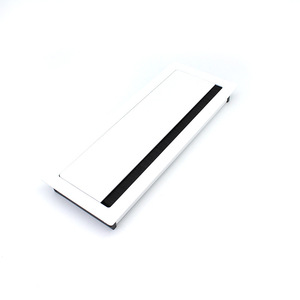 Caja de gestión de cables de aluminio, organizador de cables desmontable rectangular para montaje en pared, soportes para almacenamiento de cables eléctricos para auriculares - Product Image 1
