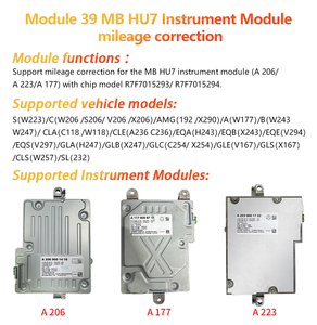 Module Yanhua Mini ACDP ACDP2 39 avec licence A105 et 1 <span class=keywords><strong>émulateur</strong></span> pour Benz A206 A223 A177 MB HU7 Correction du kilométrage - Product Image 3
