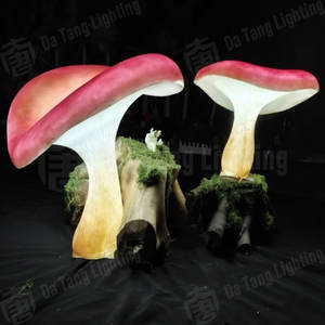 Luz decorativa con forma de hongo de la tierra de las hadas para parques temáticos, jardines y ambiente festivo - Product Image 4