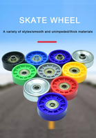 Pièces de roue à roulettes en plastique