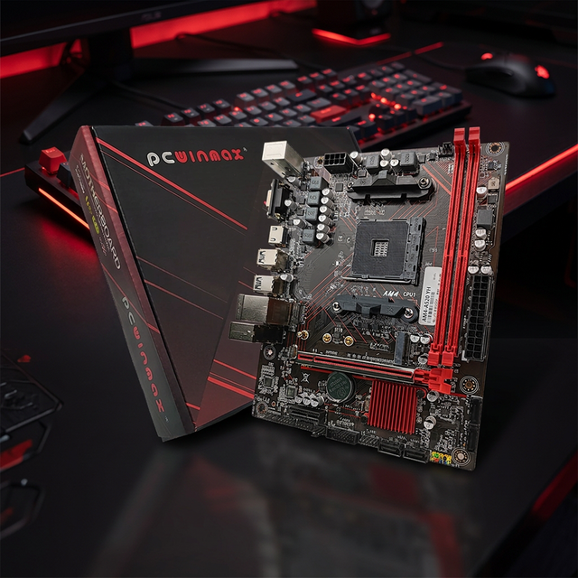 PCWINMAX A520 AM4 Micro ATX Motherboard Support 3000/5000 Series CPU DDR4 M.2 Slot PCIe 3.0 OEM/ODM Bulk Factory Price Board