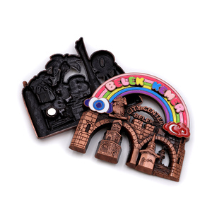 Fabricante de Ímãs Metálicos Personalizados para Geladeira, Souvenir da Turquia, Catar e Singapura, Ímã 3D Personalizado em Metal - Product Image 1