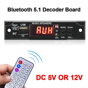 Vire <span class=keywords><strong>Bluetooth</strong></span> 5.1 MP3 Máy Nghe Nhạc Giải Mã Board FM Đài Phát Thanh TF USB Mô-đun <span class=keywords><strong>Bluetooth</strong></span> Receiver Xe Kit Mô-đun Âm Thanh - Product Image 5