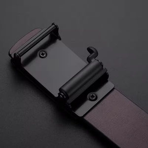 Cinturón de cuero genuino para hombre, versión mejorada de cinturón de hebilla automática, cuerpo resistente al desgaste cien con cinturón de cuero clásico - Product Image 4