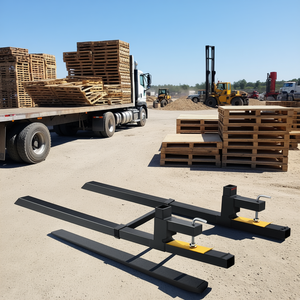 Horquillas para Paletas de Alta Resistencia Vevor, 60 Pulgadas, Abrazadera Ajustable, Accesorio para Maquinaria de Construcción - Product Image 2