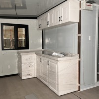 Fabricante personalizado prefabricado fácil de montar contenedor móvil hogar pequeña oficina prefabricado contenedor listo portátil casa