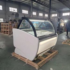 ตู้แช่ไอศกรีมเชิงพาณิชย์ตู้โชว์เจลาโตสำหรับร้านขนมซูเปอร์มาร์เก็ต - Product Image 5