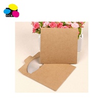 500 pièces Noir Blanc Rouge Artisanat Sac En Papier Kraft Cadeau CD Sacs Vintage Pour Carte Cadeau Papeterie Enveloppe
