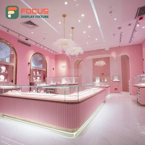 Fabricante de Sistemas de Exhibición de Joyería Minimalistas Personalizados, Acabado Laminado, Mueble de Joyería para Tiendas de Marca - Product Image 5