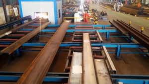 Máy Cắt Ngọn Lửa Plasma Độ Chính Xác Cao H Beam Cắt Và Khoan Máy Với Công Nghệ True Hole - Product Image 2