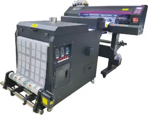 Ocbestjet JC-700D Printer Tekanan Mikro, Kecepatan Tinggi Printer Format Besar dengan WF-4720/I3200 dengan DTF Printer Ganda