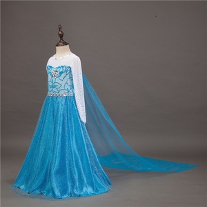 Costume di <span class=keywords><strong>Elsa</strong></span> <span class=keywords><strong>Frozen</strong></span>, Abiti da Principessa <span class=keywords><strong>Anna</strong></span> per Bambine, Set di Vestiti Estivi alla Moda per Bambini <span class=keywords><strong>e</strong></span> Neonati - Product Image 2