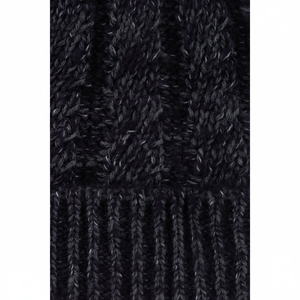 Gorro de Punto Suave para Hombre, Color Gris Oscuro, Acrílico, con Logotipo Simple, Flexible, Básico, Doble Capa, para Todas las Estaciones, Hecho en TR, Ideal para Deportes de Invierno - Product Image 1