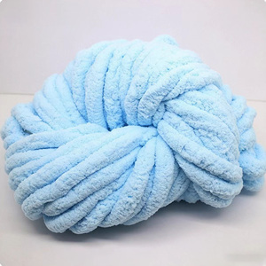 Filato di ciniglia in poliestere a maglia fantasia, morbido e soffice, spesso 2 cm, per coperte fatte a mano - Direttamente dalla fabbrica cinese - Product Image 6