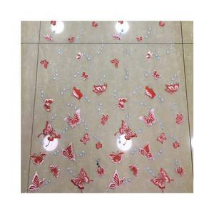 Tissu en dentelle 3D à motif <span class=keywords><strong>papillon</strong></span>, tissu en maille brodée, tissu en dentelle à pois multicolores, robe pour enfants, tissu en dentelle brodée - Product Image 2