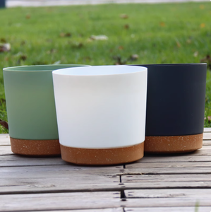 <span class=keywords><strong>Naturix</strong></span>, gran oferta, diseño moderno, macetas de poliresina de 5 6,5 8 10 12 pulgadas para plantas de interior y exterior con platillo - Product Image 3