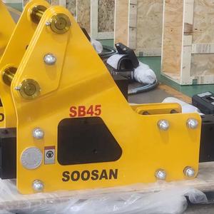 Marteau hydraulique SB 45 de type latéral avec moteur pour chargeuses-pelleteuses et mini-excavatrices de 7 à 14 tonnes, garantie 1 an - Product Image 2