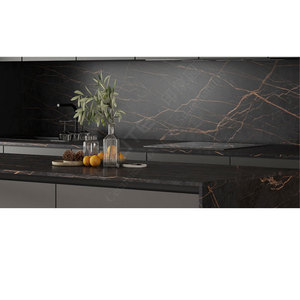 Carreaux de pierre frittée effet marbre mat, style dalle moderne grande taille pour murs et sols - Product Image 3