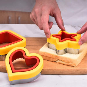 Molde Cuadrado de Acero Inoxidable para Galletas y Herramientas de Corte y Sellado de Sándwiches, Apto para Niños, Lavable en Lavavajillas y Congelador, 95g, 1 Unidad, Venta al por Mayor - Product Image 6