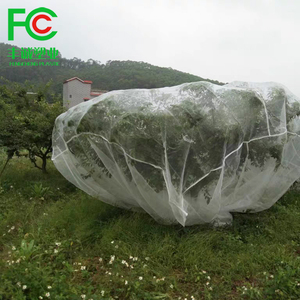 Borsa a rete con chiusura a cerniera bianca per frutta a prova di insetto - Product Image 2