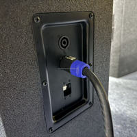 Système de sonorisation PA avec 725 enceintes line array doubles de 15 pouces, enceintes de scène passives