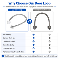 Protector de Cable para Cerradura Inteligente, de Metal Resistente, Impermeable, Diseño Anti-Corte, Longitud Ajustable