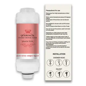 Vitamin C bath filter Water filtration system Korea Cosmetics factory own brand Vitamin C shower filter