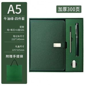 Wholesale Promotional Luxury Gifts Item Notebook A5 Leather Journal <b>Refillable</b> Luxury Diary Business Corporate Gift Set With <b>Pen</b> - Product Image 6