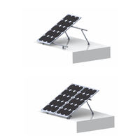 Sistema de Montaje en Suelo para Paneles Solares, Galvanizado en Caliente, de Alta Resistencia para Exteriores, Certificado TUV CE, Resistente al Viento (56 m/s) y a la Nieve