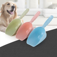 Nouveau design personnalisé en plastique de couleur bonbon cuillère pour aliments pour chiens et chats pelle d'alimentation vente en gros