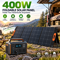 Panneau Solaire Portable Pliable OEM ODM 400W Monocristallin ETFE 23% Efficacité MC4 pour Camping en Plein Air, Camping-car, Centrale Électrique, Usine