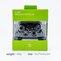 Manette Xbox One, manette sans fil 2,4 GHz, manette de jeu à double vibration pour Xbox One S X, batterie intégrée