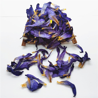 Teh Bunga Lotus Biru Kering Alami Asap Nymphaea Caerulea