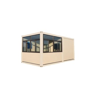 Module de vie rectangulaire en conteneur, design minimaliste, solution d'habitation portable - Product Image 1