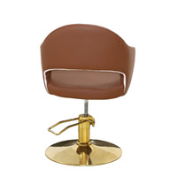 Chaise de Barbier Professionnelle en Cuir PU Portable, Meuble de Salon Commercial Durable, Idéale pour Usage Commercial, Salon de Beauté et Espace de Vie - Vente Chaude