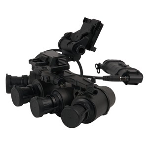 อุปกรณ์เซ็นเซอร์มองกลางคืนแบบสี่หลอด Q GPNVG18 GEN2+ FOM1400+ ความไวสูง สำหรับใช้งานกลางแจ้ง OEM ODM มุมมองพาโนรามา จากโรงงานโดยตรง - Product Image 2