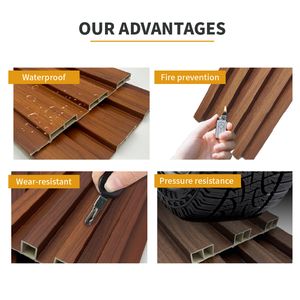 Art Wall Tv Wall <strong>Panels</strong> Design Interior Fluted Sheets Boards Pvc 3d Waterproof Indoor <strong>Bathroom</strong> <strong>Plastic</strong> Wall Siding <strong>Panel</strong> - Product Image 6