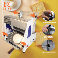 Machine à découper le pain KAINO, mini-machine à découper le pain électrique de table, réglable, pour sandwichs, hamburgers, boulangerie